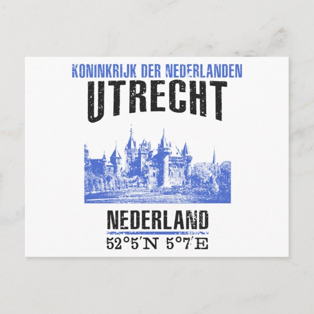 Carte Postale Utrecht (Devant)