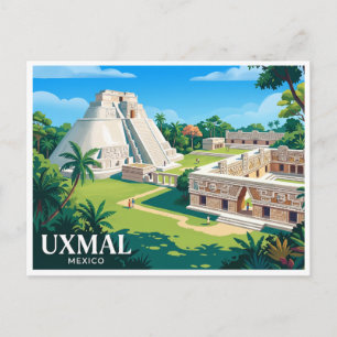 Carte Postale Uxmal Muna Mexique