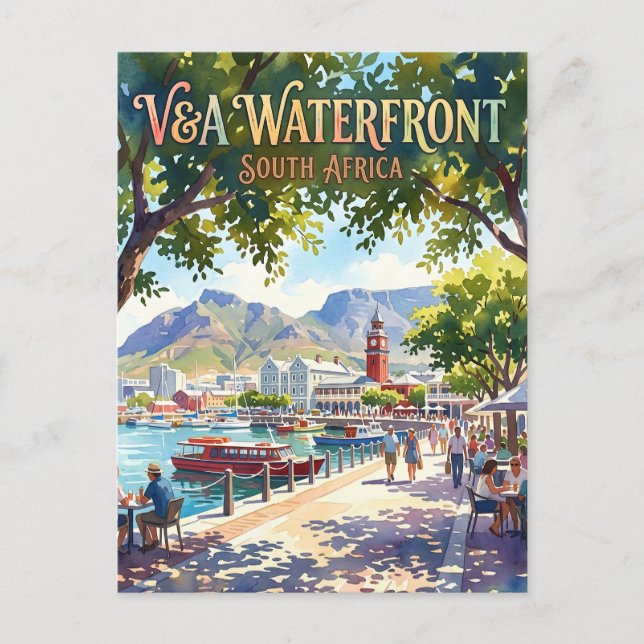 Carte Postale V&A Waterfront Afrique du Sud (Devant)