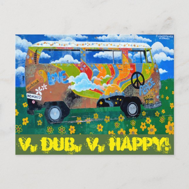 Carte Postale V. Dub, V.Happy ! (Devant)