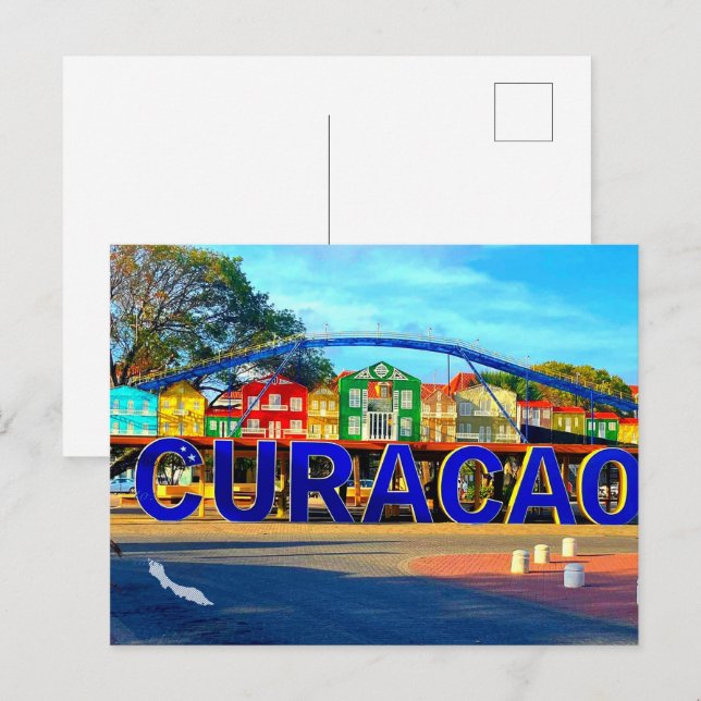 Carte Postale Vacances à Curaçao (Devant / Derrière)