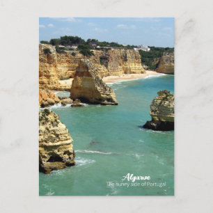 Carte Postale Vacances à la plage en Algarve au Portugal