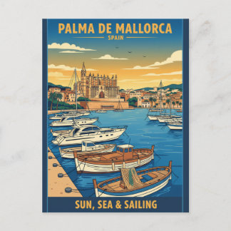 Carte Postale Vacances à Palma de Majorque en Espagne