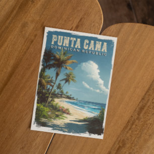 Carte Postale Vacances à Punta Cana : Souvenirs avec une touche 