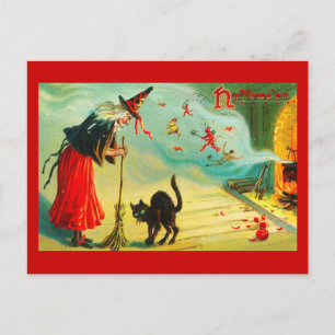 Carte postale - Vacances Art-Vintage Halloween 16