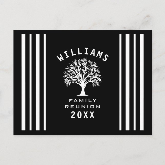 Carte Postale Vacances d'été Route Voyage Cool Arbre Famille Réu (Devant)