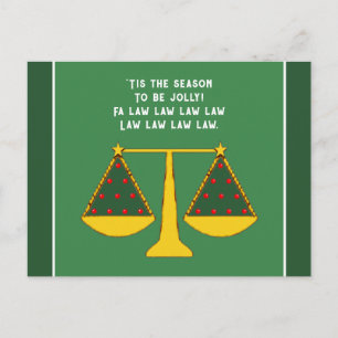 Carte Postale Vacances du cabinet d'avocats