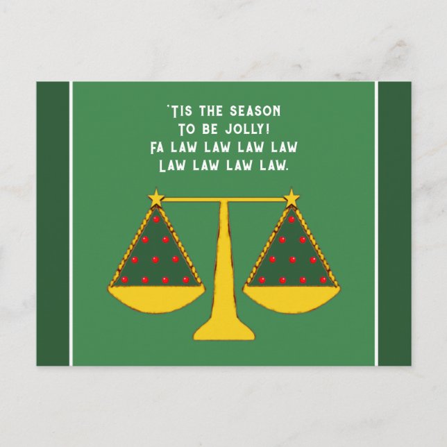 Carte Postale Vacances du cabinet d'avocats (Devant)