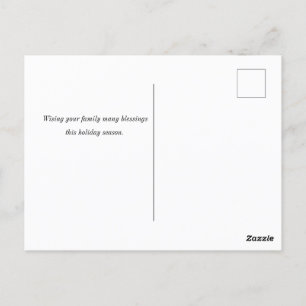 Carte Postale Vacances en famille afro-américaine