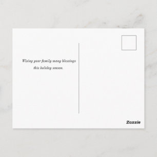 Carte Postale Vacances en famille afro-américaine