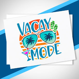 Carte Postale Vacances en famille - Vacances en couple - Vacance