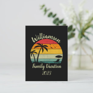 Carte Postale Vacances familiales personnalisées