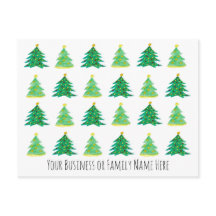 Vacances Noël Arbre Marqué Promotion d'entreprise