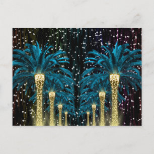 Carte Postale Vacances Palme d'hiver