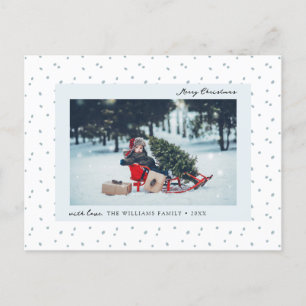 Carte postale Vacances Photo Neige