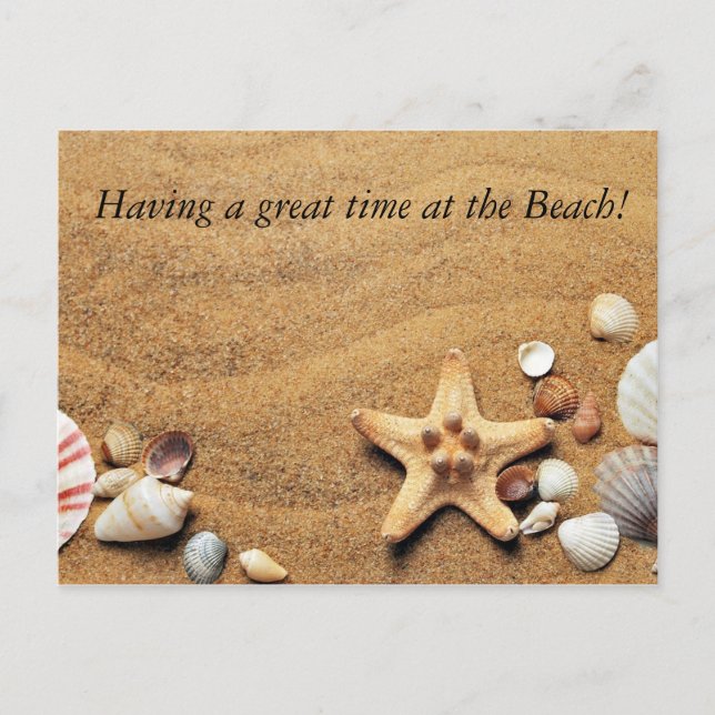 Carte Postale Vacances Plage (Devant)