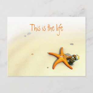 Carte Postale Vacances Starfish