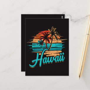 Carte Postale Vacances tropicales à Hawaii îles Hawaïennes