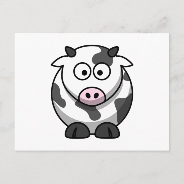 Carte Postale Vache (Devant)