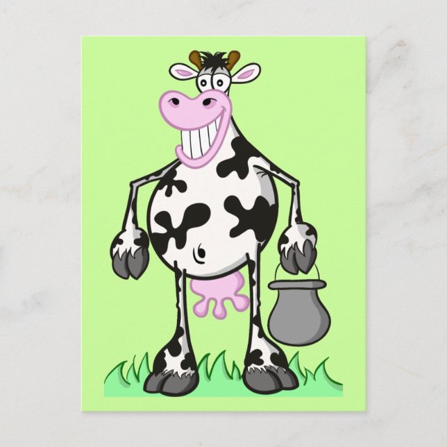 Carte Postale vache (Devant)