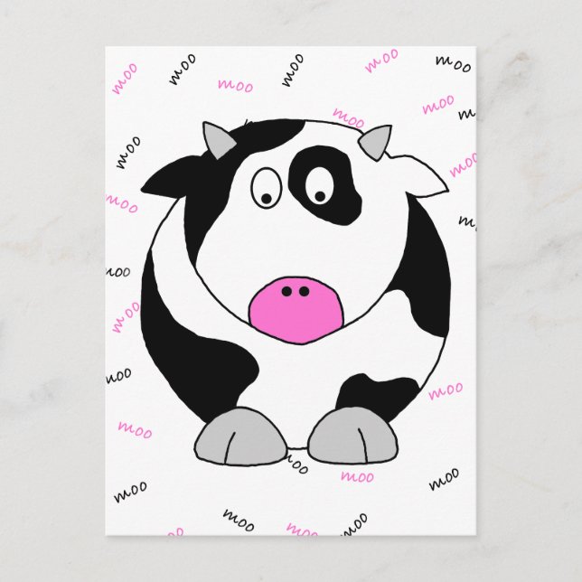 Carte Postale Vache (Devant)