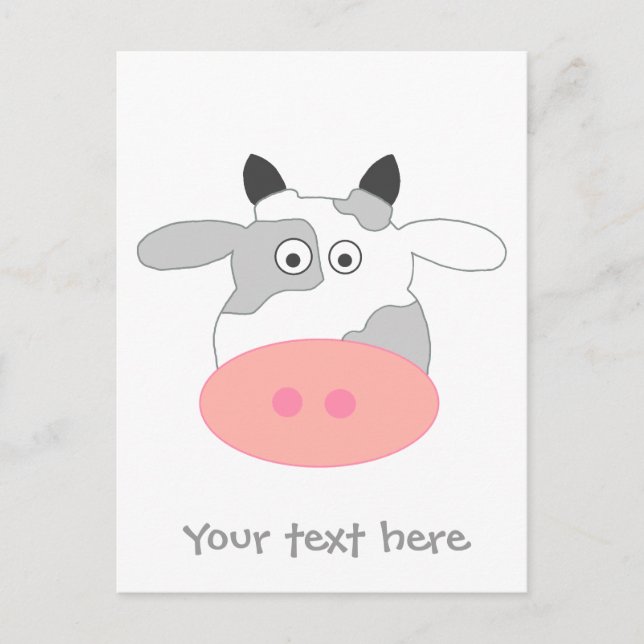 Carte Postale Vache (Devant)
