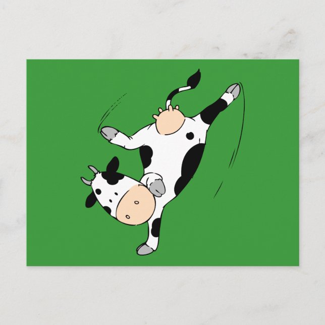 Carte Postale Vache en rupture (mooviestars) (Devant)