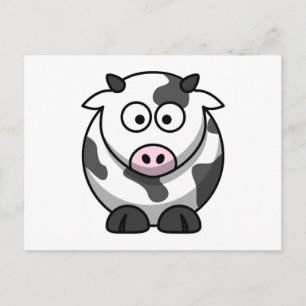 Carte Postale Vache mignonne