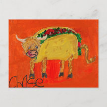 Carte postale "Vache Taco"