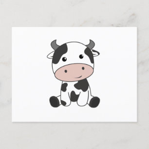 Carte Postale Vache Veau Vache bébé Vaches Vache Pattes mignonne