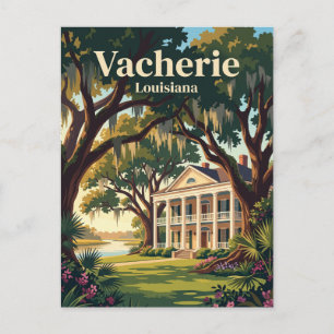 Carte Postale Vacherie, Louisiane
