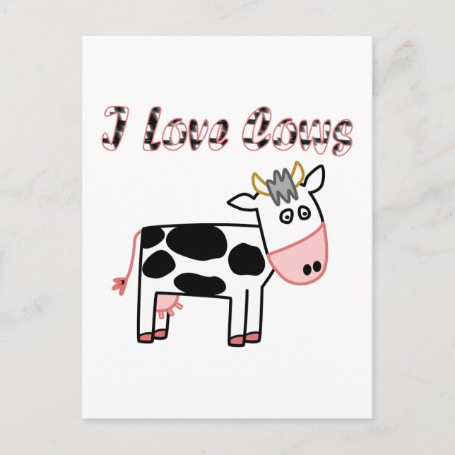 Carte Postale Vaches (Devant)