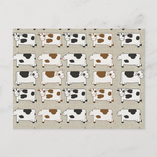 Carte Postale Vaches (Devant)