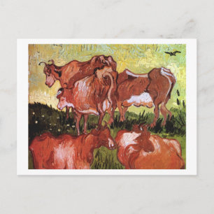 Carte Postale Vaches (après Jordaens), Vincent van Gogh