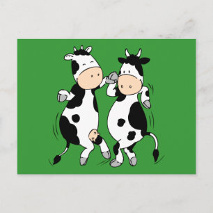 Carte Postale Vaches dansantes (mooviestars)