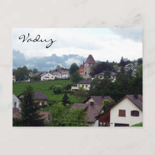 Carte Postale vaduz bldgs