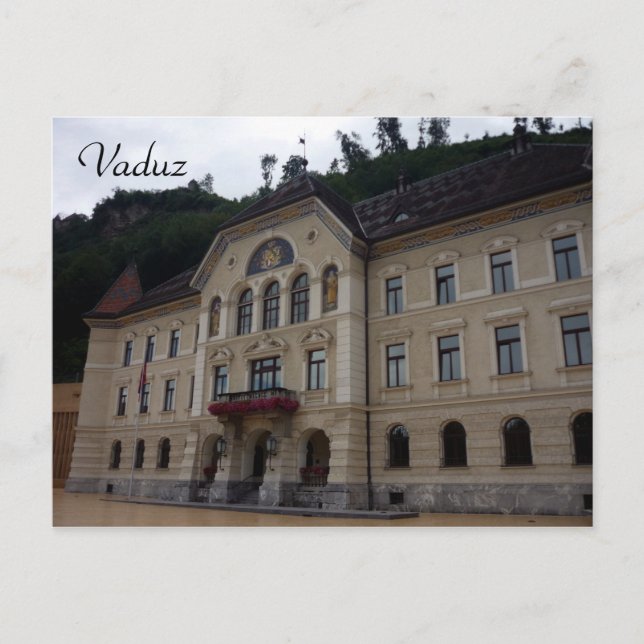 Carte Postale vaduz gouvt bldg (Devant)