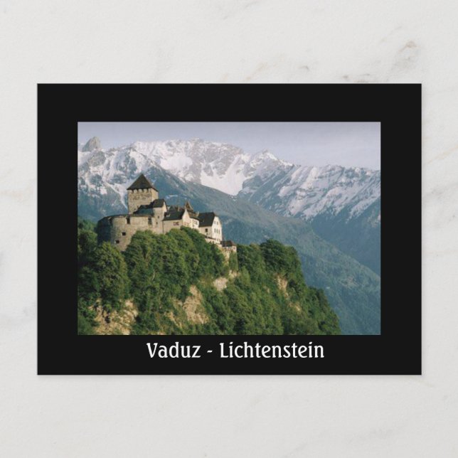 Carte Postale Vaduz - Lichtenstein (Devant)