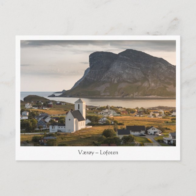 Carte Postale Væ røy Lofoten Norvège (Devant)