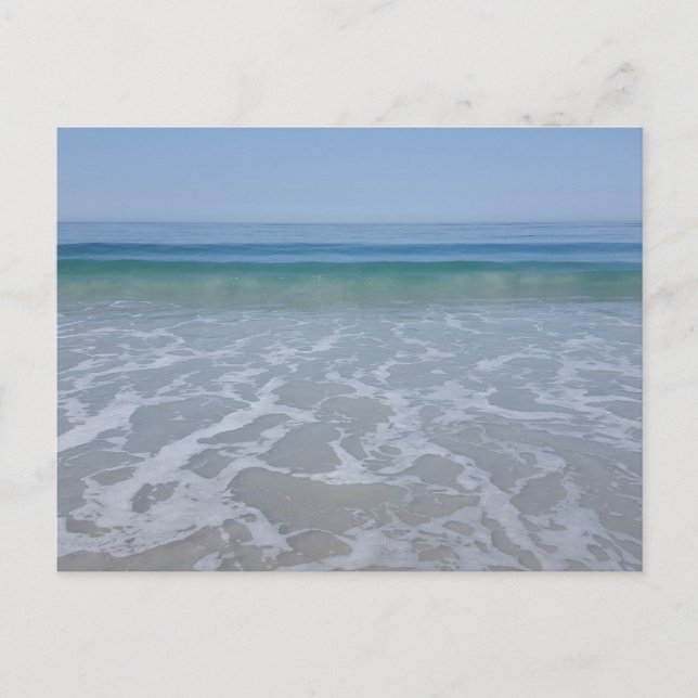 Carte Postale Vague de l'océan turquoise (Devant)