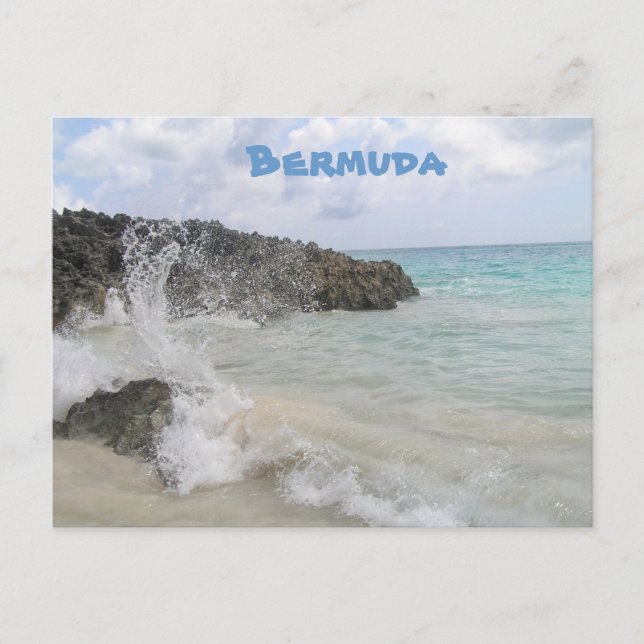 Carte Postale Vague des Bermudes (Devant)