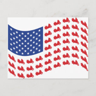 Carte Postale vague-drapeau