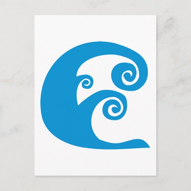 Carte Postale Vagues (Devant)