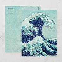Vagues bleues Hokusai