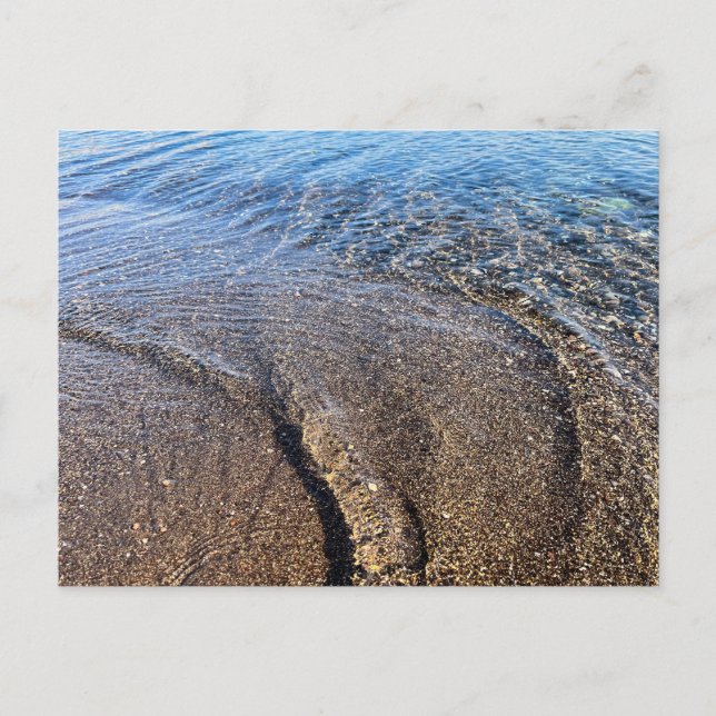 Carte Postale Vagues de la mer (Devant)