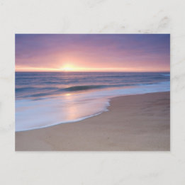 Carte postale : Vagues de plage de calme. Algarve 