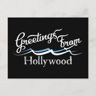 Carte Postale Vagues d'eau d'Hollywood