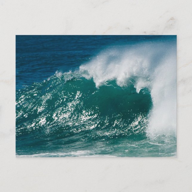 Carte Postale Vagues d'Oahu (Devant)