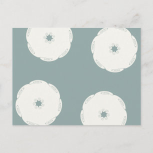 Carte Postale Vagues du cercle spiral grec