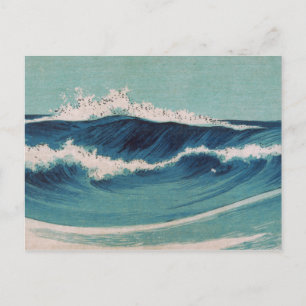 Carte Postale Vagues océaniques - Uehara Konen